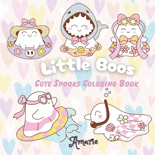 Little Boos: Cute Spooks Coloring Book