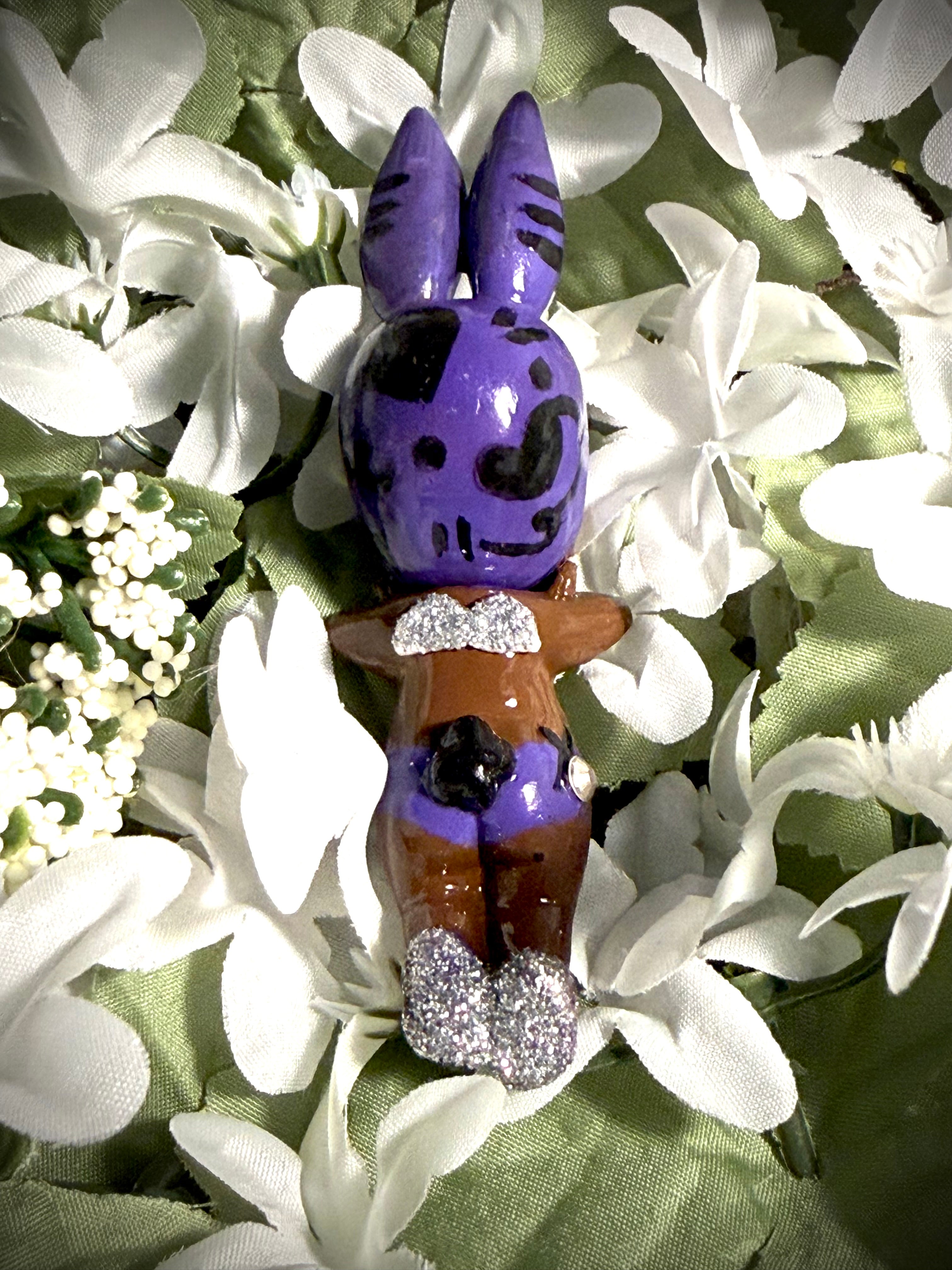 Chocolate Bunny Custom Sonny Angel – Hand-Painted Kawaii Collectible Figurine 🩷